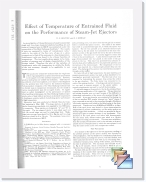 19) Effect of Temperature of Entrained Fluid on the Performance of Steam-Jet Ejectors * (4 Slides)